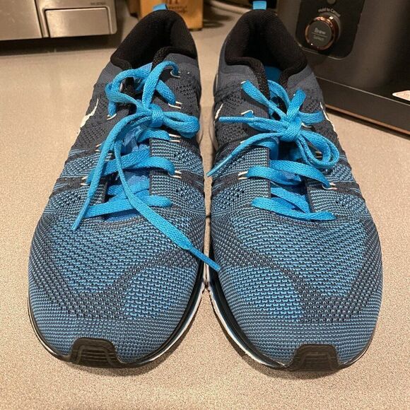 Mens FLYKNIT TRAINER  SQUADRON BLUE-WHITE SZ 10 US 44 EUR 532984-414 excellent - Picture 9 of 16